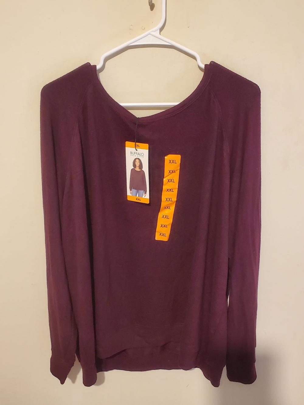 Buffalo David Bitton Plum Long-Sleeve Top
